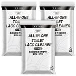 [MURO] All-in-one Toilet Lacc Cleaning Brush Refill 12p - Curved Handle for Easy, Delicate Cleaning in Every Crevice, No Residue Left Behind